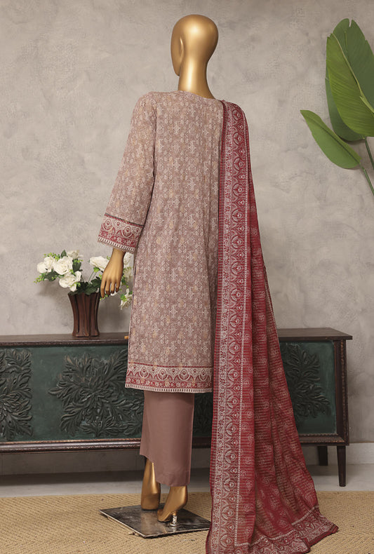 Majestic by HZ Textiles Embroidered Jacquard Suit Unstitched 3 Piece MJE-06 - Summer Collection