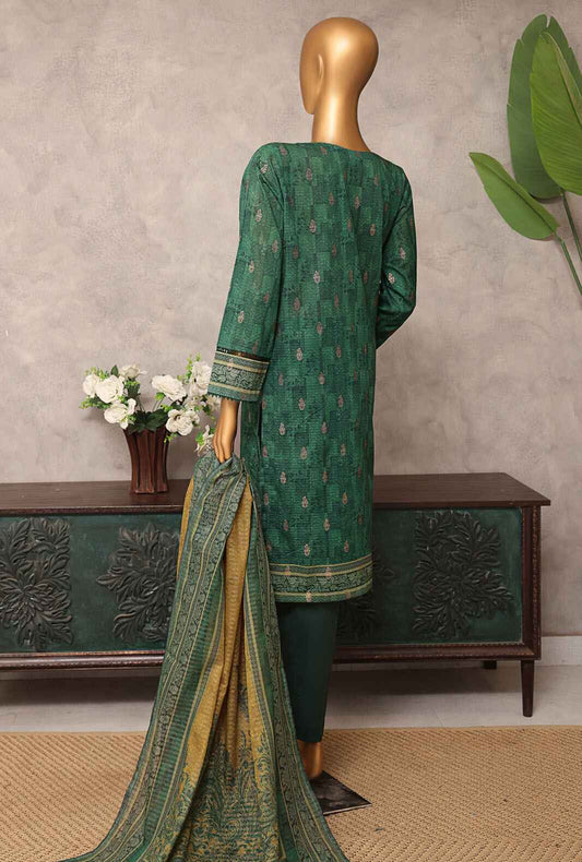 Majestic by HZ Textiles Embroidered Jacquard Suit Unstitched 3 Piece MJE-12 - Summer Collection