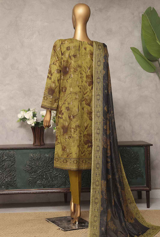 Majestic by HZ Textiles Embroidered Jacquard Suit Unstitched 3 Piece MJE-17 - Summer Collection