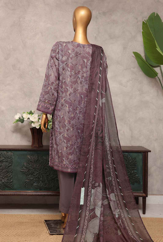 Majestic by HZ Textiles Embroidered Jacquard Suit Unstitched 3 Piece MJE-20 - Summer Collection