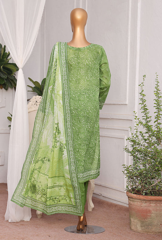 Magic In Prints by HZ Textiles Digital Printed Lawn Suit Unstitched 3 Piece MPC-571 Vol 03 - Summer Collection