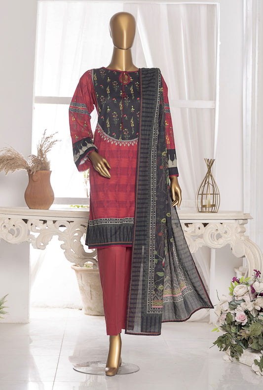 Magic In Prints by HZ Textiles Digital Printed Lawn Suit Unstitched 3 Piece MPC-573 Vol 03 - Summer Collection