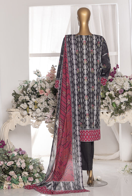 Magic In Prints by HZ Textiles Digital Printed Lawn Suit Unstitched 3 Piece MPC-579 Vol 03 - Summer Collection