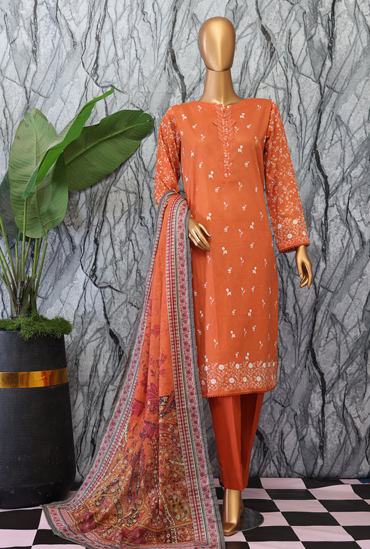 Magic In Prints by HZ Textiles Digital Printed Lawn Suit Unstitched 3 Piece MPC-582 Vol 03 - Summer Collection