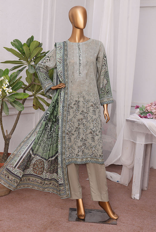 Magic In Prints by HZ Textiles Digital Printed Lawn Suit Unstitched 3 Piece MPC-588 - Summer Collection