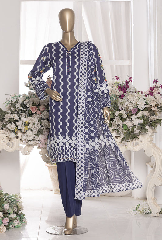 Magic In Prints by HZ Textiles Digital Printed Lawn Suit Unstitched 3 Piece MPC-593 Vol 03 - Summer Collection