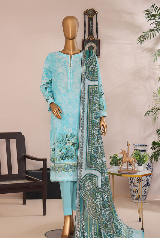 Magic In Prints by HZ Textiles Digital Printed Lawn Suit Unstitched 3 Piece MPC-594 Vol 02 - Summer Collection