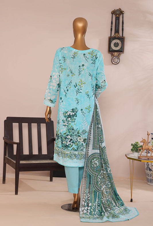 Magic In Prints by HZ Textiles Digital Printed Lawn Suit Unstitched 3 Piece MPC-594 Vol 02 - Summer Collection
