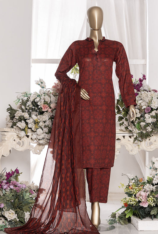 Mid Summer by HZ Textiles Printed Cambric Suit Unstitched 3 Piece MSC-202-B - Summer Collection