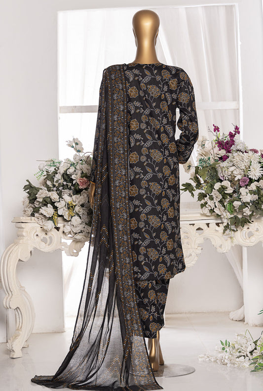 Mid Summer by HZ Textiles Printed Cambric Suit Unstitched 3 Piece MSC-203-A - Summer Collection