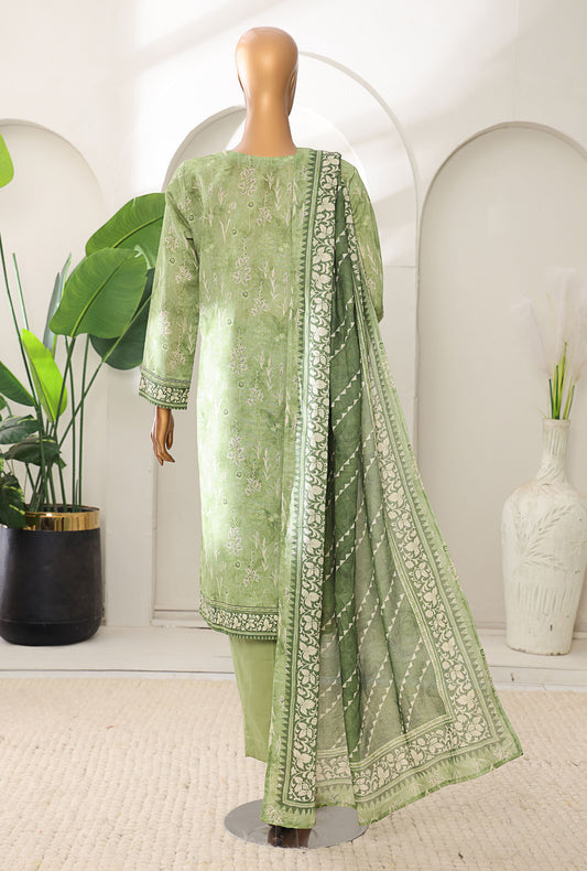 Meenakari by HZ Textiles Embroidered Lawn Suit Unstitched 3 Piece MSC-902 - Summer Collection