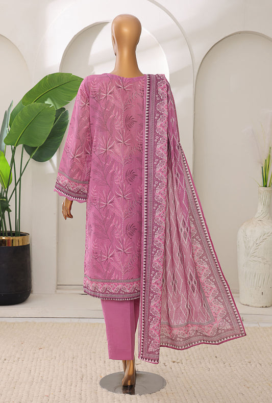 Meenakari by HZ Textiles Embroidered Lawn Suit Unstitched 3 Piece MSC-904 - Summer Collection