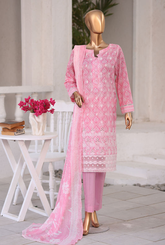 Nakshkari by HZ Textiles Embroidered Lawn Suit Unstitched 3 Piece NEC-1047