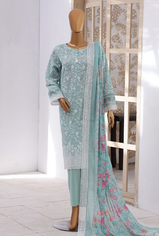 Nakshkari by HZ Textiles Embroidered Lawn Suit Unstitched 3 Piece NEC-1221 Vol 03