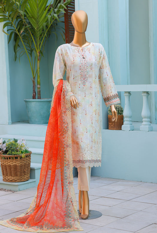 Ninokara by HZ Textiles Embroidered Jacquard Suit Unstitched 3 Piece NJE-7004