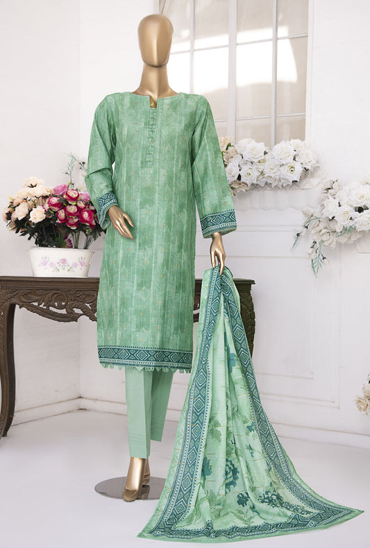 Ninokara by HZ Textiles Embroidered Lawn Suit Unstitched 3 Piece NJP-04 - Summer Collection