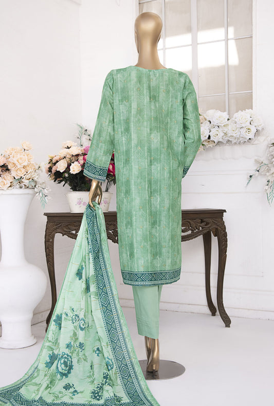 Ninokara by HZ Textiles Embroidered Lawn Suit Unstitched 3 Piece NJP-04 - Summer Collection