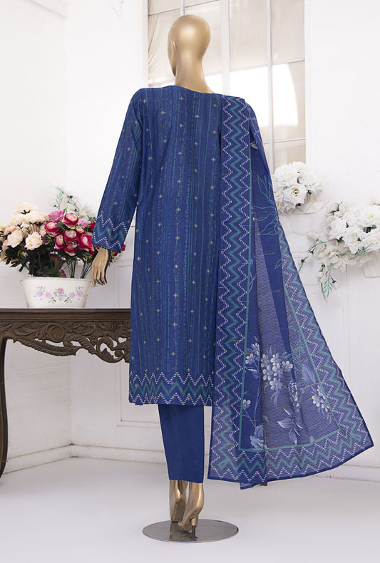 Ninokara by HZ Textiles Embroidered Lawn Suit Unstitched 3 Piece NJP-07 - Summer Collection