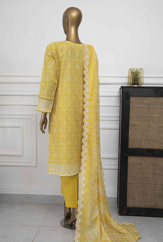 Nakshkari by HZ Textiles Embroidered Lawn Suit Unstitched 3 Piece NKE-962 - Summer Collection