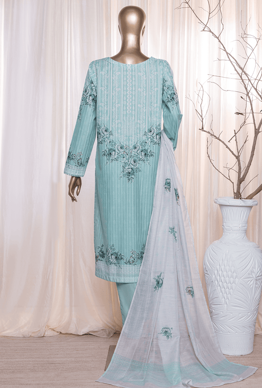 3 Piece Unstitched - Ninokara Digital Printed Lawn Suit - NP-207