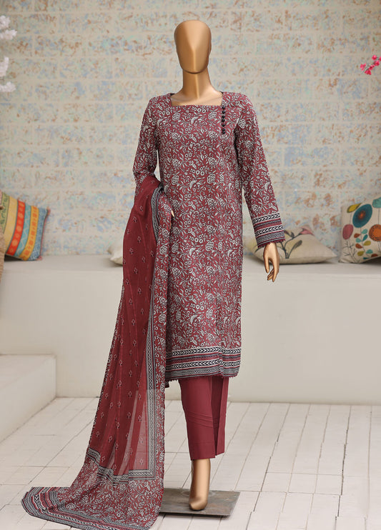 Nayab by HZ Textiles Printkari Embroidered Lawn Suit Unstitched 3 Piece NPC- 07 Vol 05