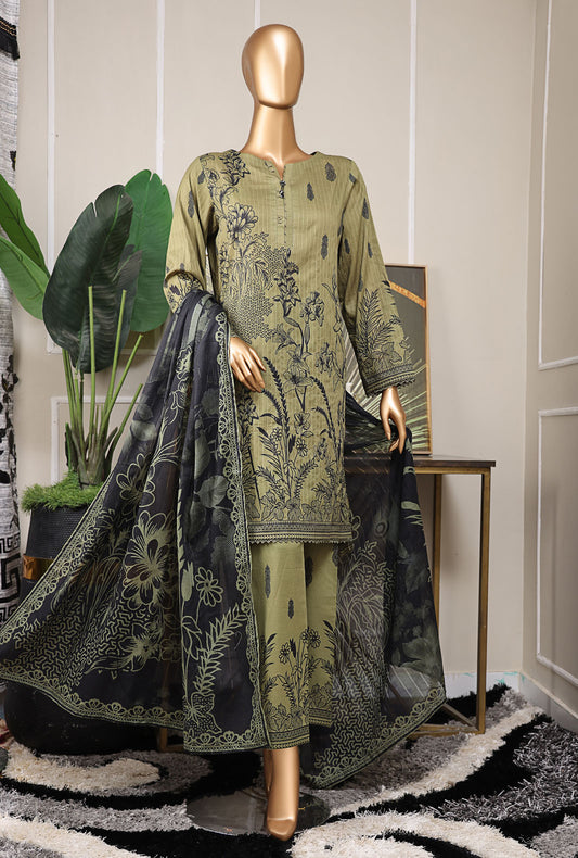 Nayab by HZ Textiles Digital Printed Lawn Suit Unstitched 3 Piece NPD-02 Vol 02 - Summer Collection