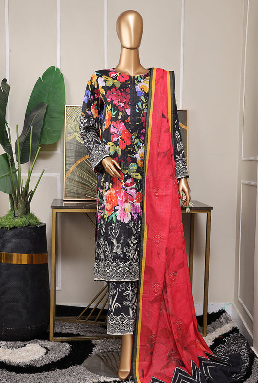 Nayab by HZ Textiles Digital Printed Lawn Suit Unstitched 3 Piece NPD-04 Vol 02 - Summer Collection