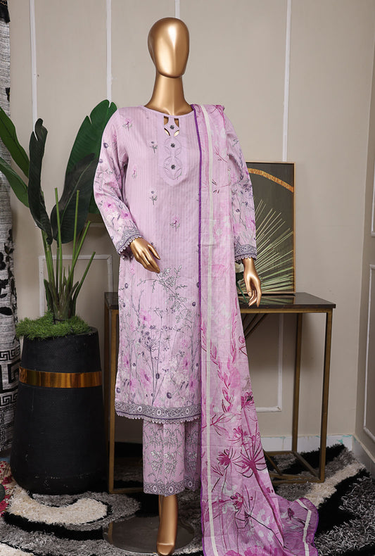 Nayab by HZ Textiles Digital Printed Lawn Suit Unstitched 3 Piece NPD-08 Vol 02 - Summer Collection