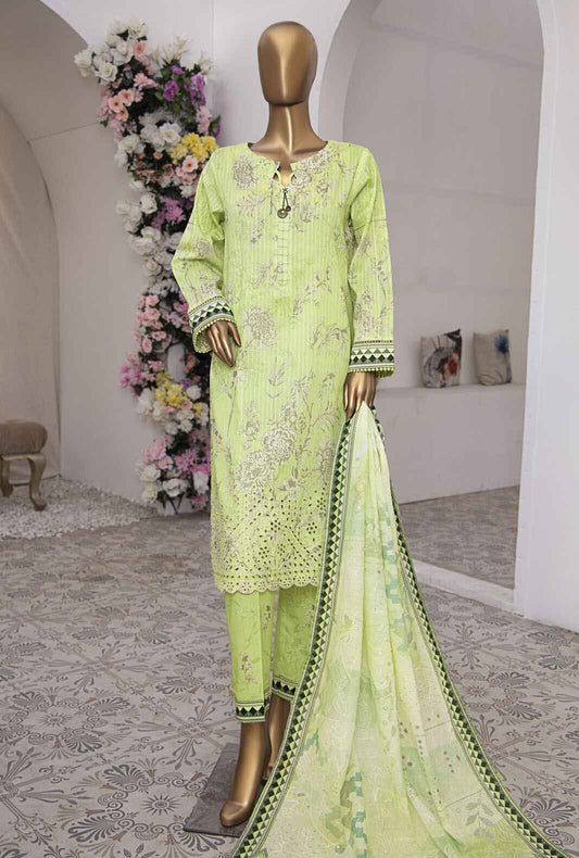 3 Piece Unstitched - Nayab Printkari Doriya Embroidered Suit - NPE-10-VOL-02