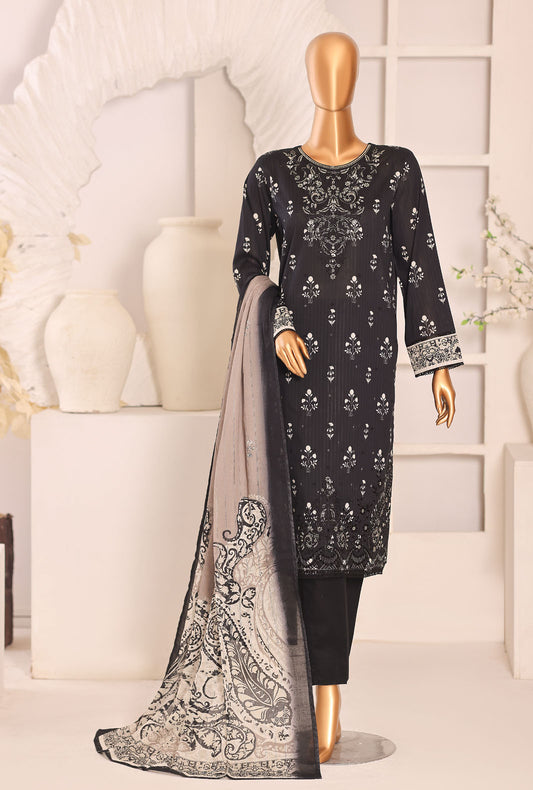 Nayab by HZ Textiles Printkari Embroidered Lawn Suit Unstitched 3 Piece NPE-10 Vol 02