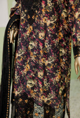 3 Piece Unstitched - Naubahar Viscose Silk Suit - NVE-231