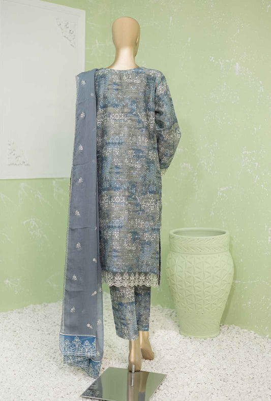 3 Piece Unstitched - Naubahar Viscose Silk Suit - NVE-49B