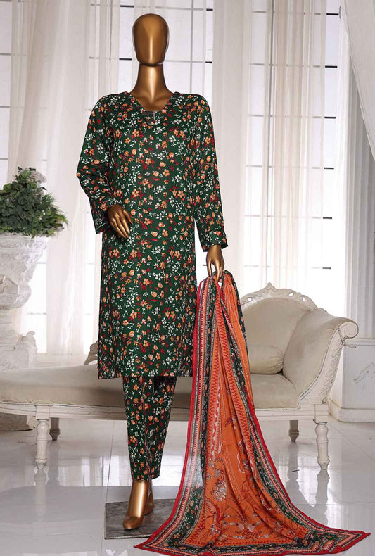 Organic Co-Ords by HZ Textiles Digital Printed Lawn Suit Unstitched 2 Piece OC-01 - Summer Collection