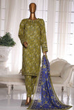 Organic Co-Ords by HZ Textiles Digital Printed Lawn Suit Unstitched 2 Piece OC-03 - Summer Collection