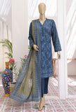 Premium Jacquard by HZ Textiles Digital Printed Lawn Suit Unstitched 3 Piece JPC-22 - Summer Collection