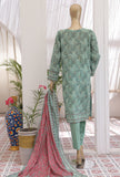 Premium Jacquard by HZ Textiles Digital Printed Lawn Suit Unstitched 3 Piece JPC-23 - Summer Collection