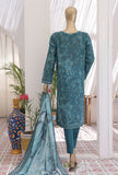 Premium Jacquard by HZ Textiles Digital Printed Lawn Suit Unstitched 3 Piece JPC-24 - Summer Collection