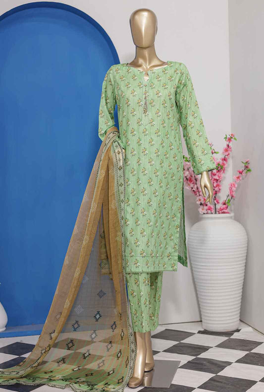 3 Piece Unstitched - Platinum Co-ords Digital Printed Suit - PCC-34