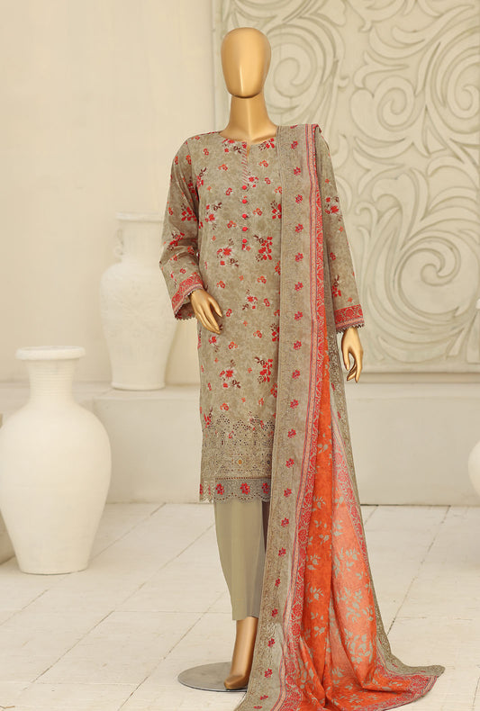 Premium Signature by HZ Textiles Embroidered Lawn Suit Unstitched 3 Piece PSE-1229