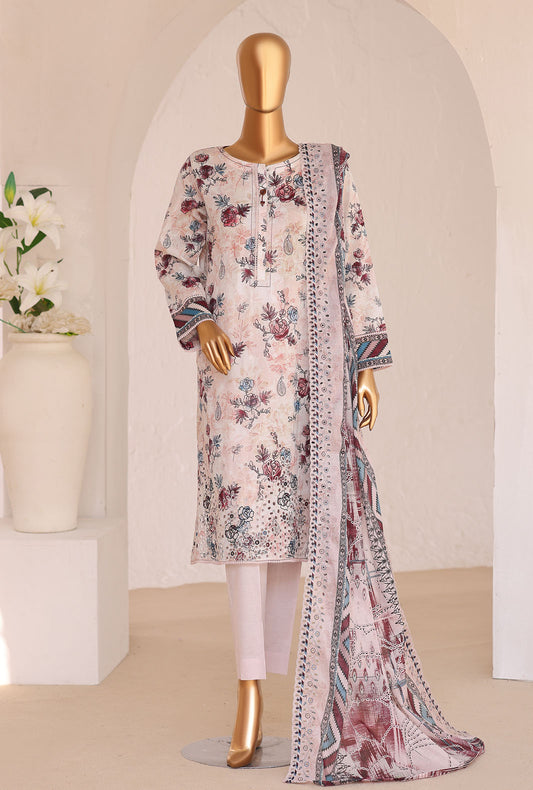 Premium Chikankari by HZ Textiles Embroidered Lawn Suit Unstitched 3 Piece PCE-641