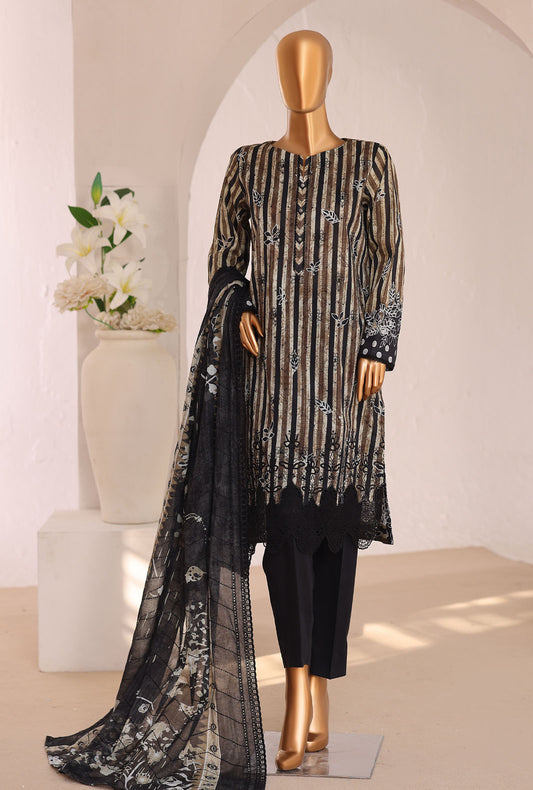 Premium Chikankari by HZ Textiles Embroidered Lawn Suit Unstitched 3 Piece PCE-648