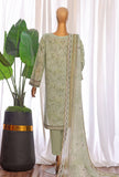 Premium Chikankari by HZ Textiles Embroidered Lawn Suit Unstitched 3 Piece PCE - 658