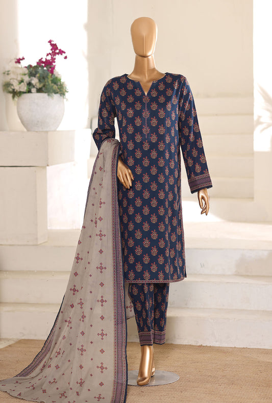 Co-Ords by HZ Textiles Digital Printed Lawn Suit Unstitched 3 Piece PCO-3217 Vol 02