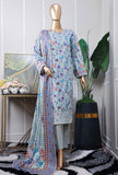 Premium Chikankari by HZ Textiles Embroidered Lawn Suit Unstitched 3 Piece PCP-537 - Summer Collection