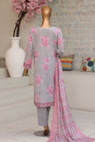 Premium Daily Wear by HZ Textiles Embroidered Lawn Suit Unstitched 3 Piece PDW - 1333 Vol 05
