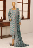 Identic by HZ Textiles Embroidered Lawn Unstitched 3 Piece Suit PDW-3329-B Vol 01