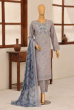Identic by HZ Textiles Embroidered Lawn Unstitched 3 Piece Suit PDW-3329-F Vol 01