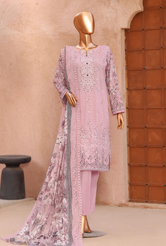 Premium by HZ Textiles Embroidered Lawn Suit Unstitched 3 Piece PEC-1062