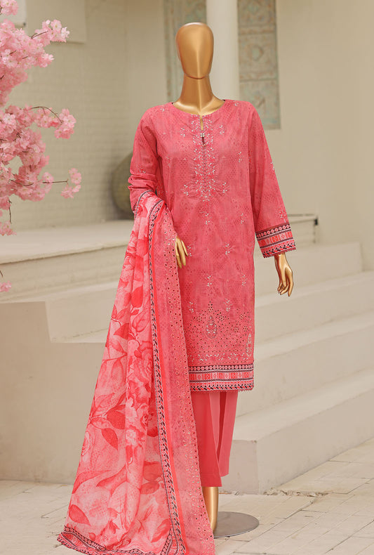 Premium by HZ Textiles Embroidered Lawn Suit Unstitched 3 Piece PEC-1063 Vol 02