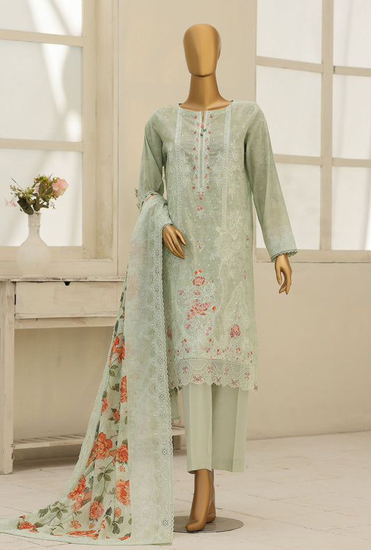 Premium by HZ Textiles Embroidered Lawn Suit Unstitched 3 Piece PEC-1231